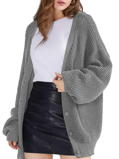 Women's Oversized Knitting Cardigan Sweater