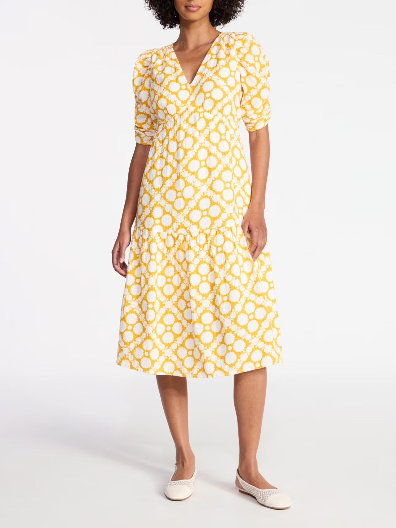 Women's Flowy Grace V-Neck Dress
