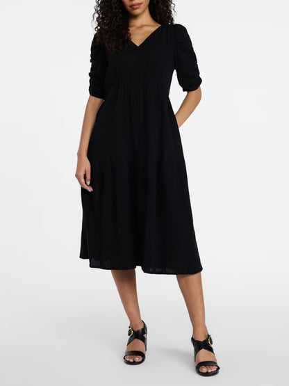 Women's Flowy Grace V-Neck Dress