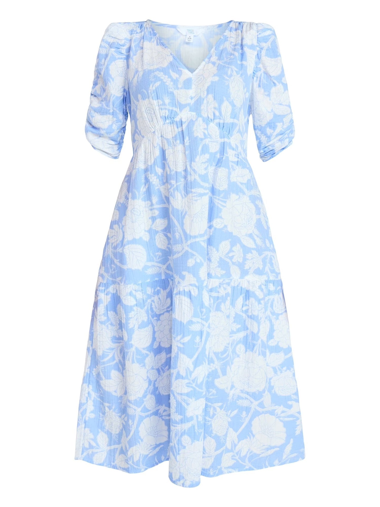 Women's Flowy Grace V-Neck Dress