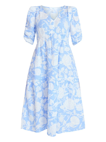 Women's Flowy Grace V-Neck Dress