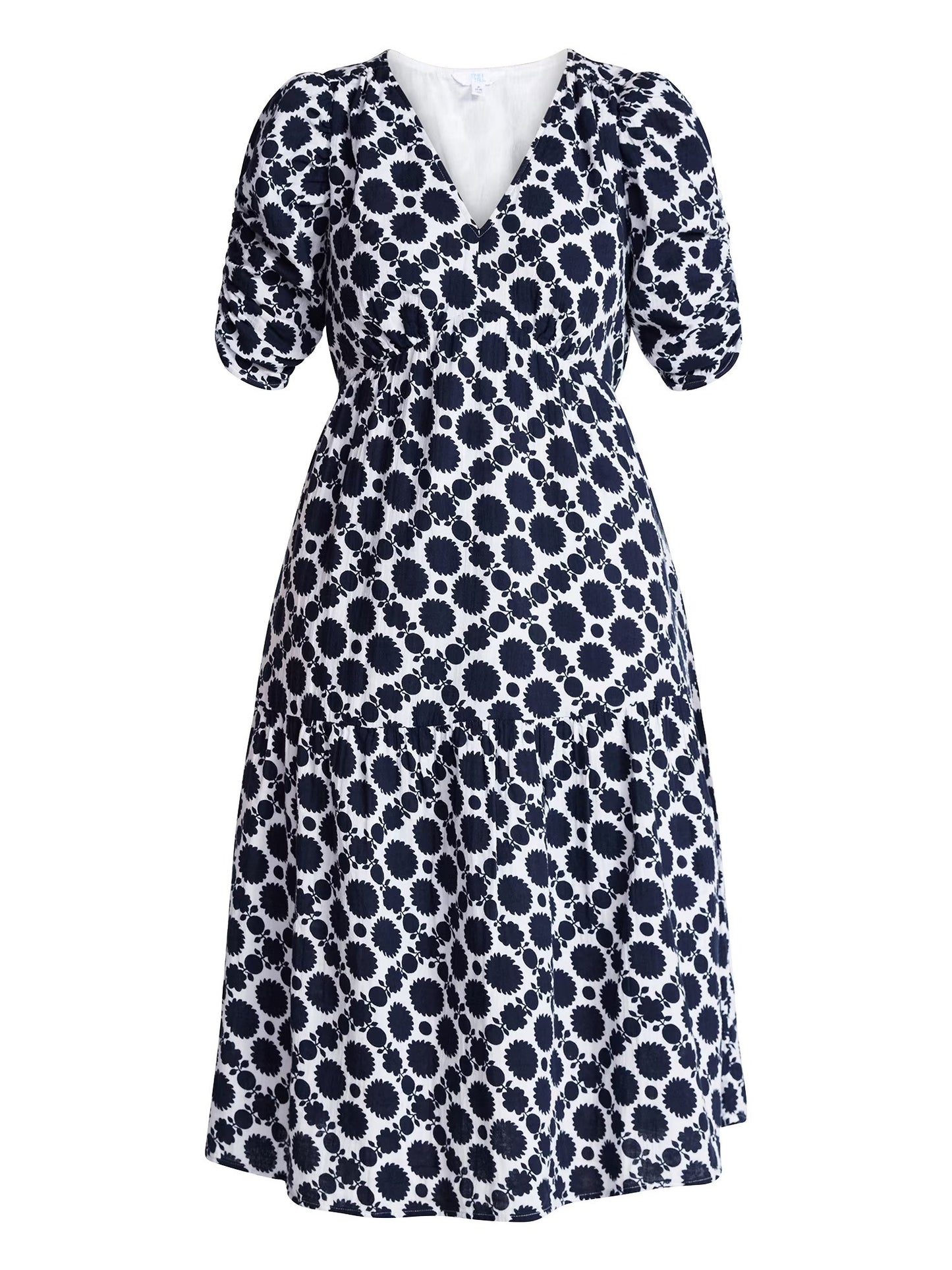Women's Flowy Grace V-Neck Dress