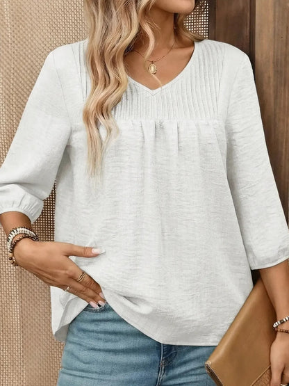 Women's Puff 3/4 Sleeve Casual Top