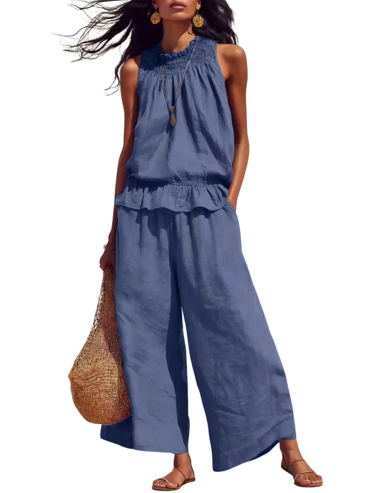 Women's Breathable Casual Summer Two-Piece Outfit