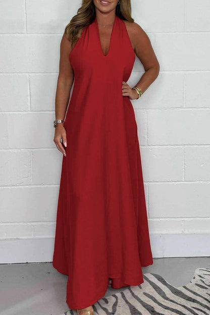 Women's T-Back Floaty Maxi Dress