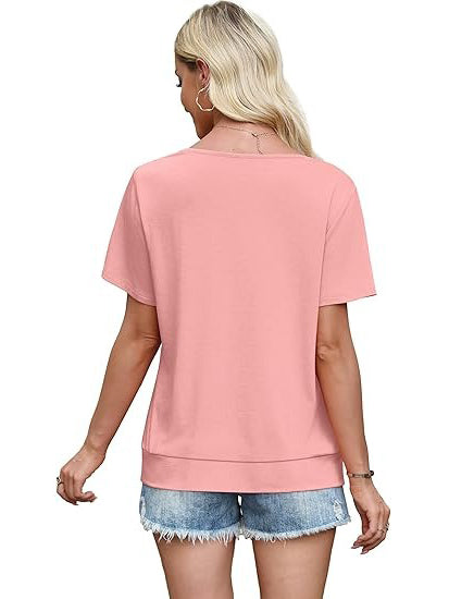 Women's 2-in-1 Square Neck Summer Blouses