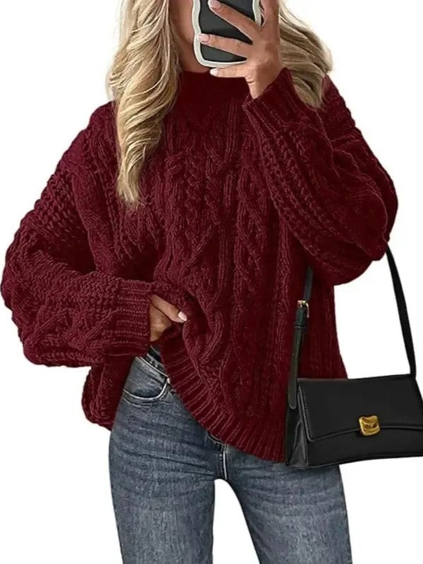 Women's Oversized Chunky Cable Fall Sweaters
