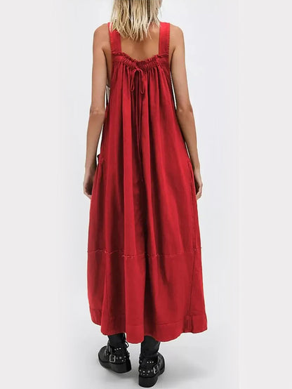 Women's Versatile Overall Maxi Dress